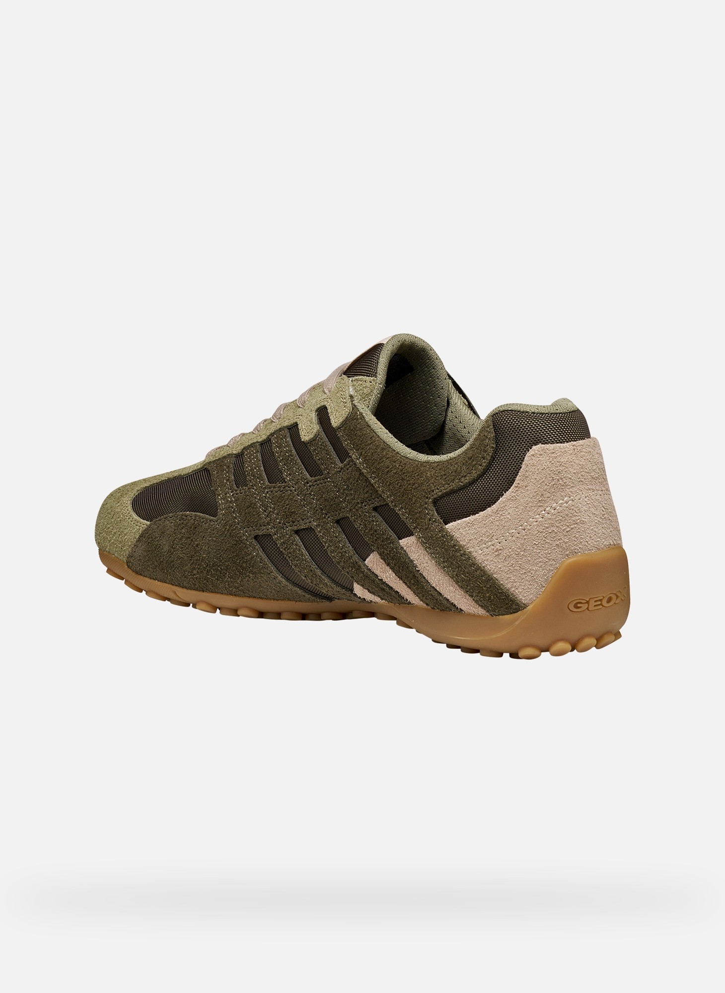 Baskets basses SNAKE MAN homme vert Geox Baskets basses SNAKE MAN homme vert Vert emeraude