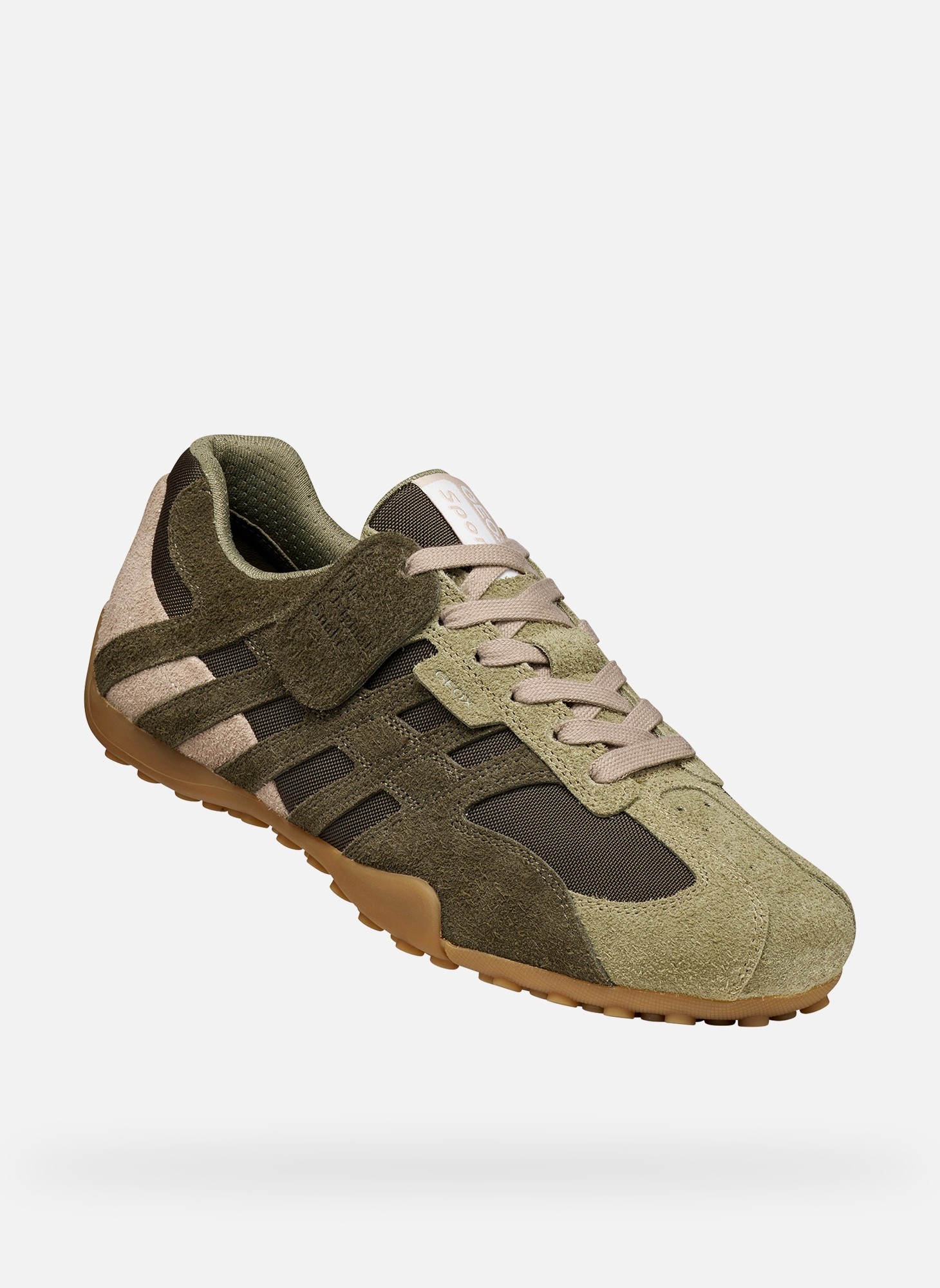 Baskets basses SNAKE MAN homme vert Geox Baskets basses SNAKE MAN homme vert Vert emeraude
