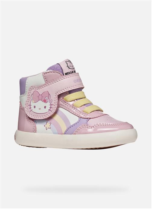 Geox Baskets basses GISLI BABY GIRL fille rose