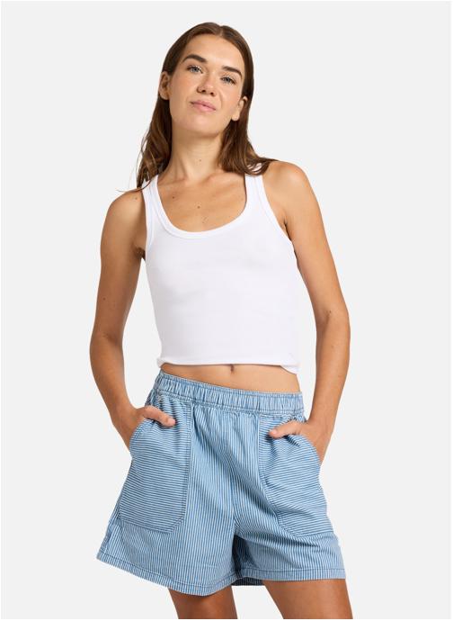 Roxy Shorts Stay Wavy Mid femme bleu