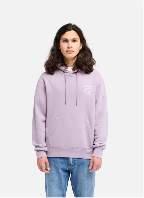 Quiksilver Sweats à capuche Salt Water Palm Rise homme violet