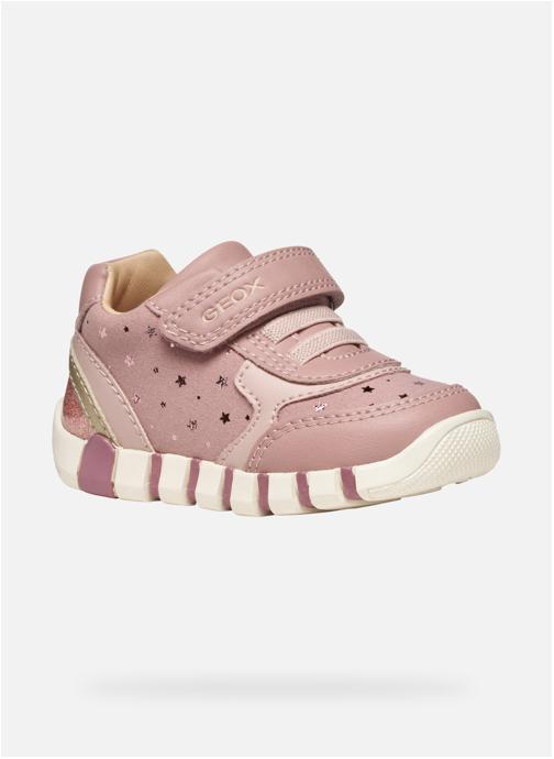 Geox Baskets basses IUPIDOO BABY GIRL fille rose