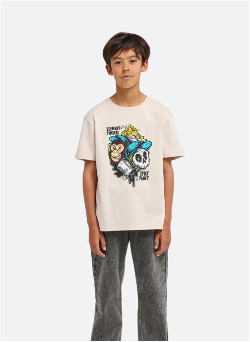 Element Tee-shirts Timber Flow garçon beige