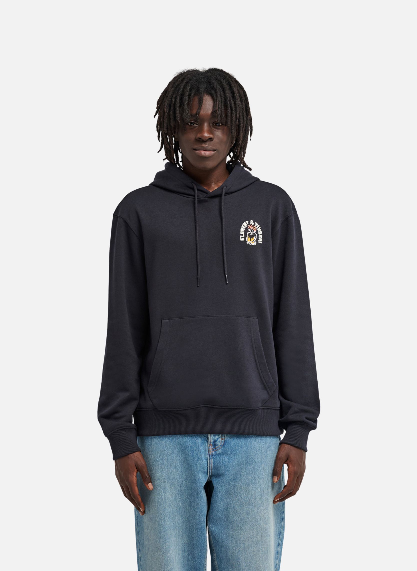 Sweats à capuche Timber Flower Pot homme noir Element Sweats à capuche Timber Flower Pot homme noir Noir