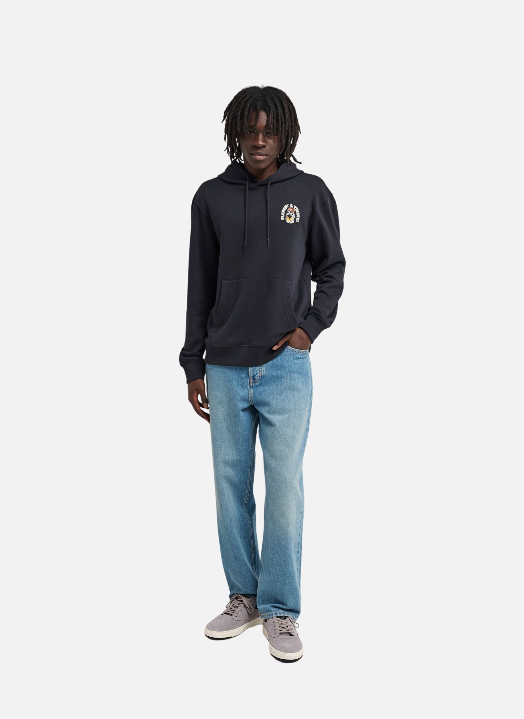 Sweats à capuche Timber Flower Pot homme noir Element Sweats à capuche Timber Flower Pot homme noir Noir