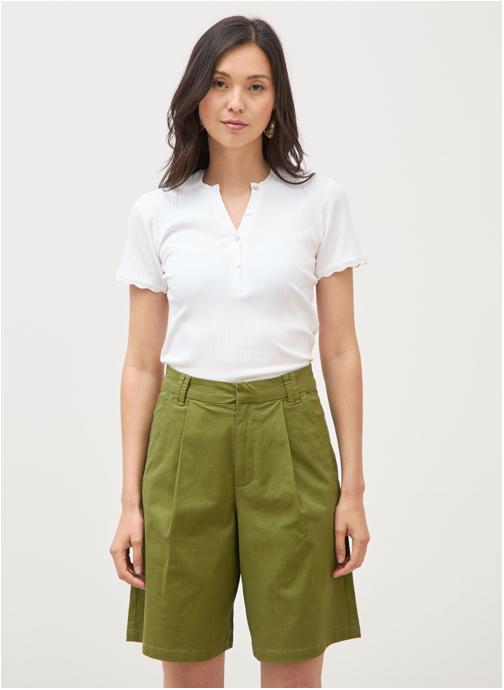 Bonobo Bermudas POPELINSHOF femme vert