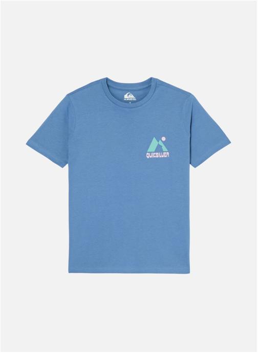 Quiksilver Tee-shirts Peak garçon bleu