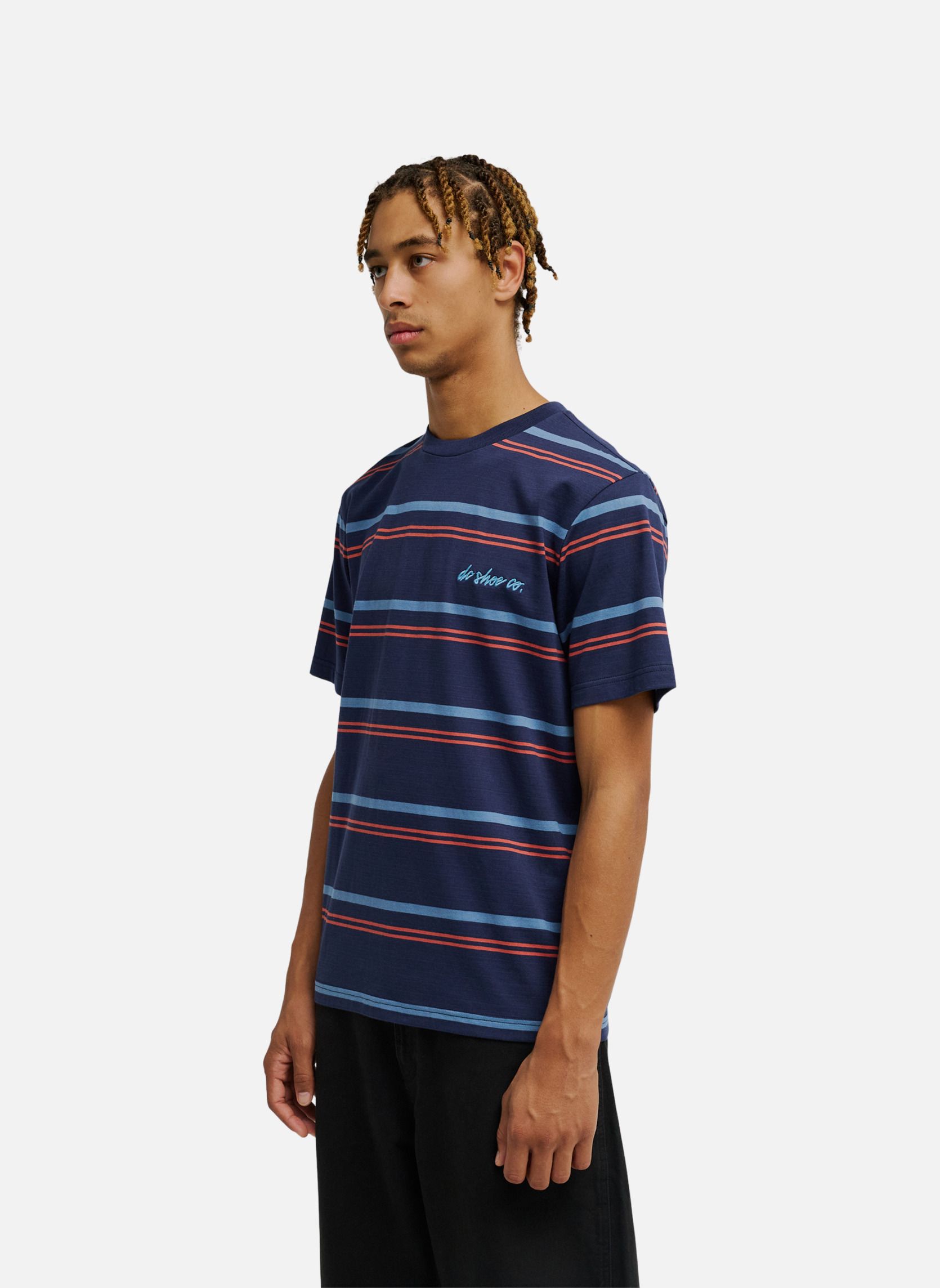 Tee-shirts Sheriff Stripe homme bleu DC Shoes Tee-shirts Sheriff Stripe homme bleu Bleu