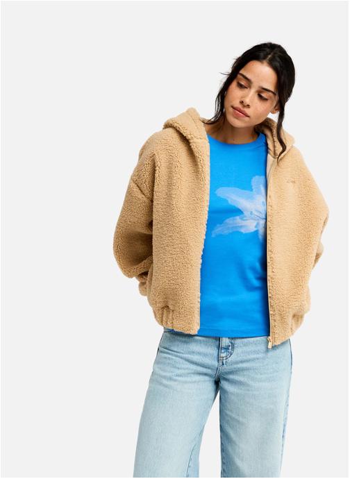 Roxy Sweats à capuche Take It Ok femme beige
