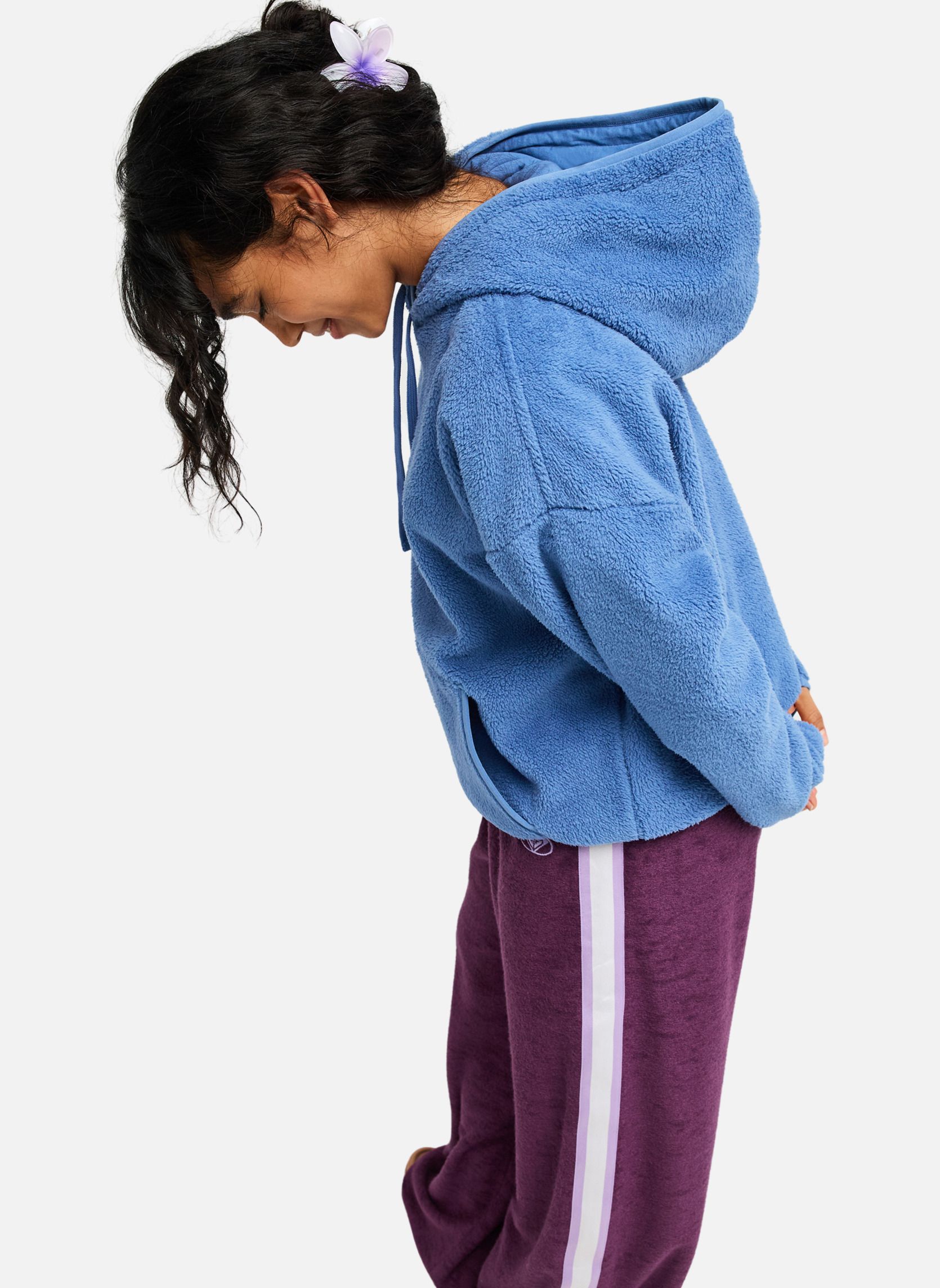 Sweats à capuche Cool Calling femme bleu Roxy Sweats à capuche Cool Calling femme bleu Bleu