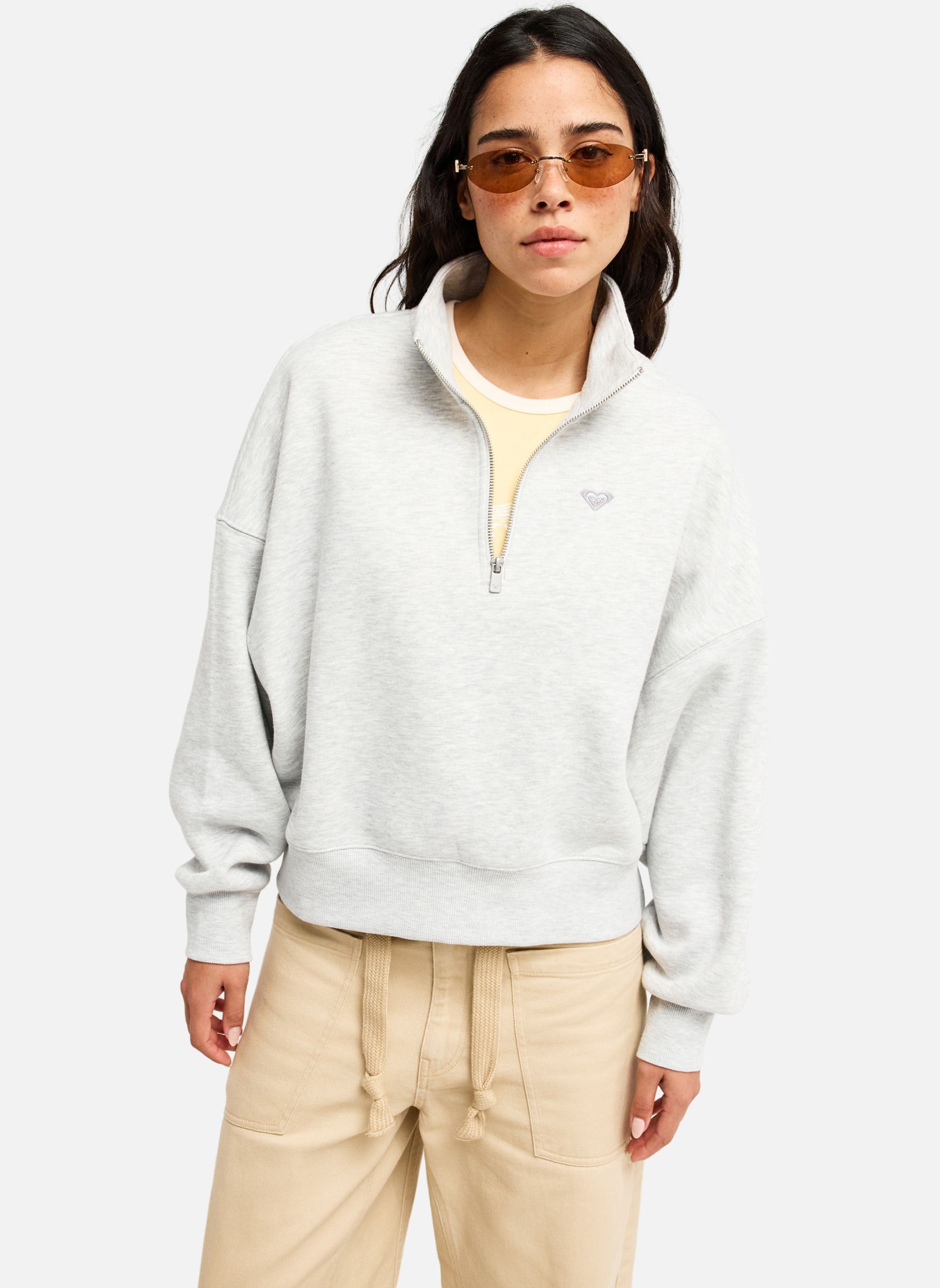 Sweats à capuche Everfree femme gris Roxy Sweats à capuche Everfree femme gris Gris