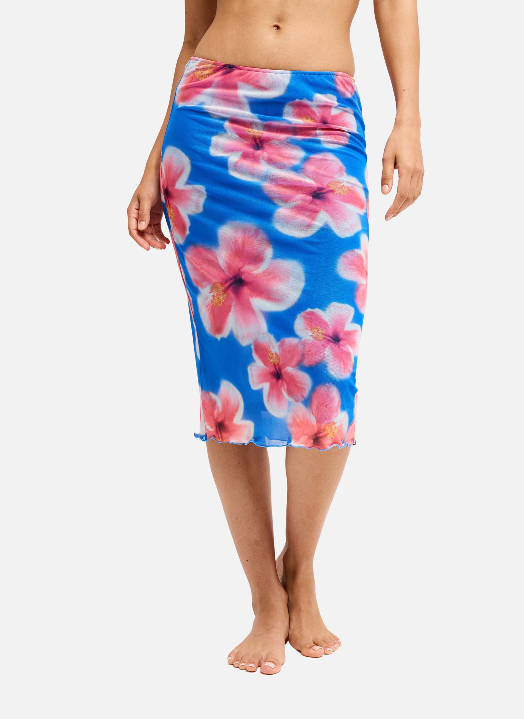 Jupes mi-longues Tidal Muse femme bleu Roxy Jupes mi-longues Tidal Muse femme bleu Bleu