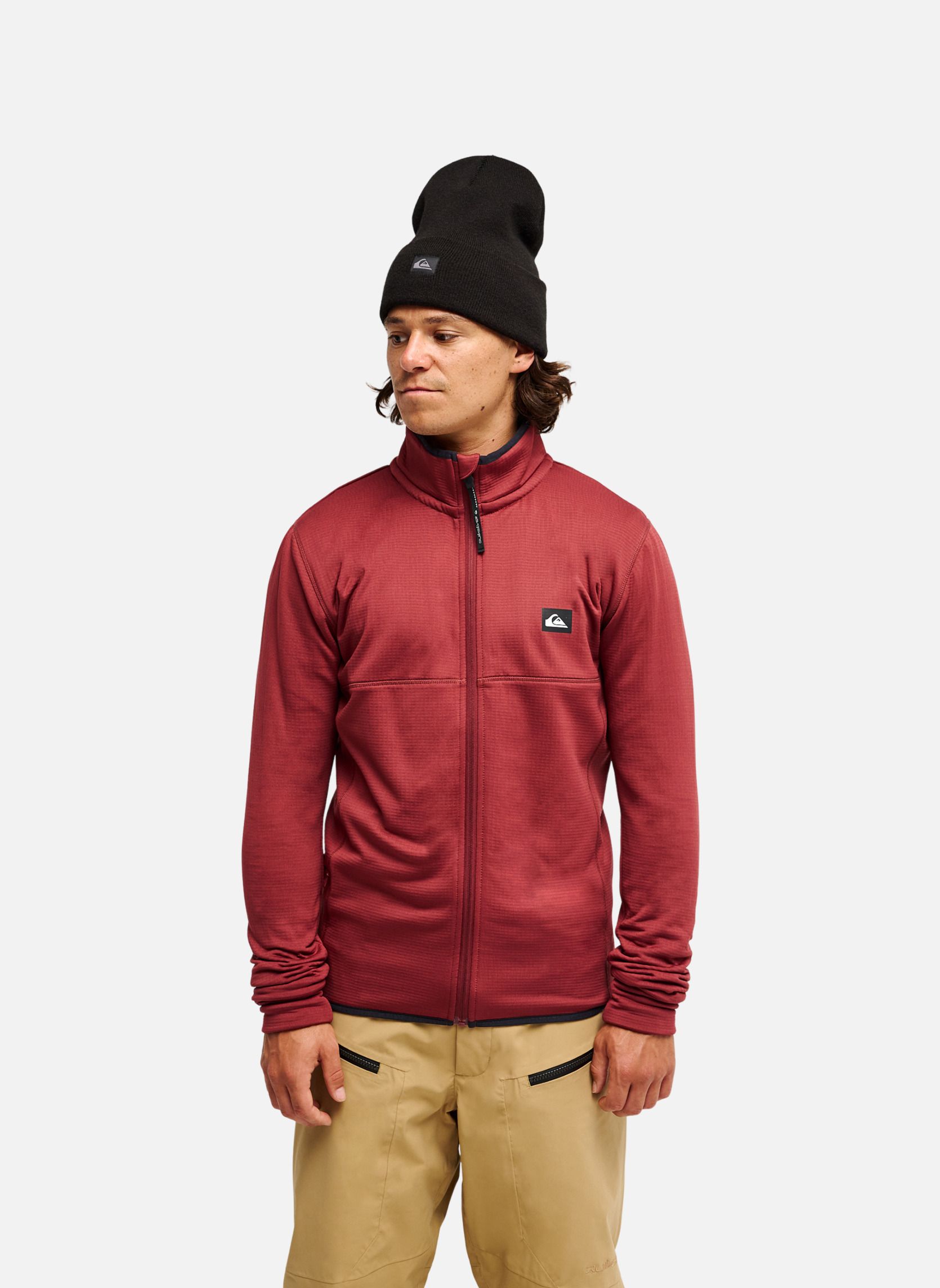 Vestes polaires Steep Point homme rouge Quiksilver Vestes polaires Steep Point homme rouge Rouge