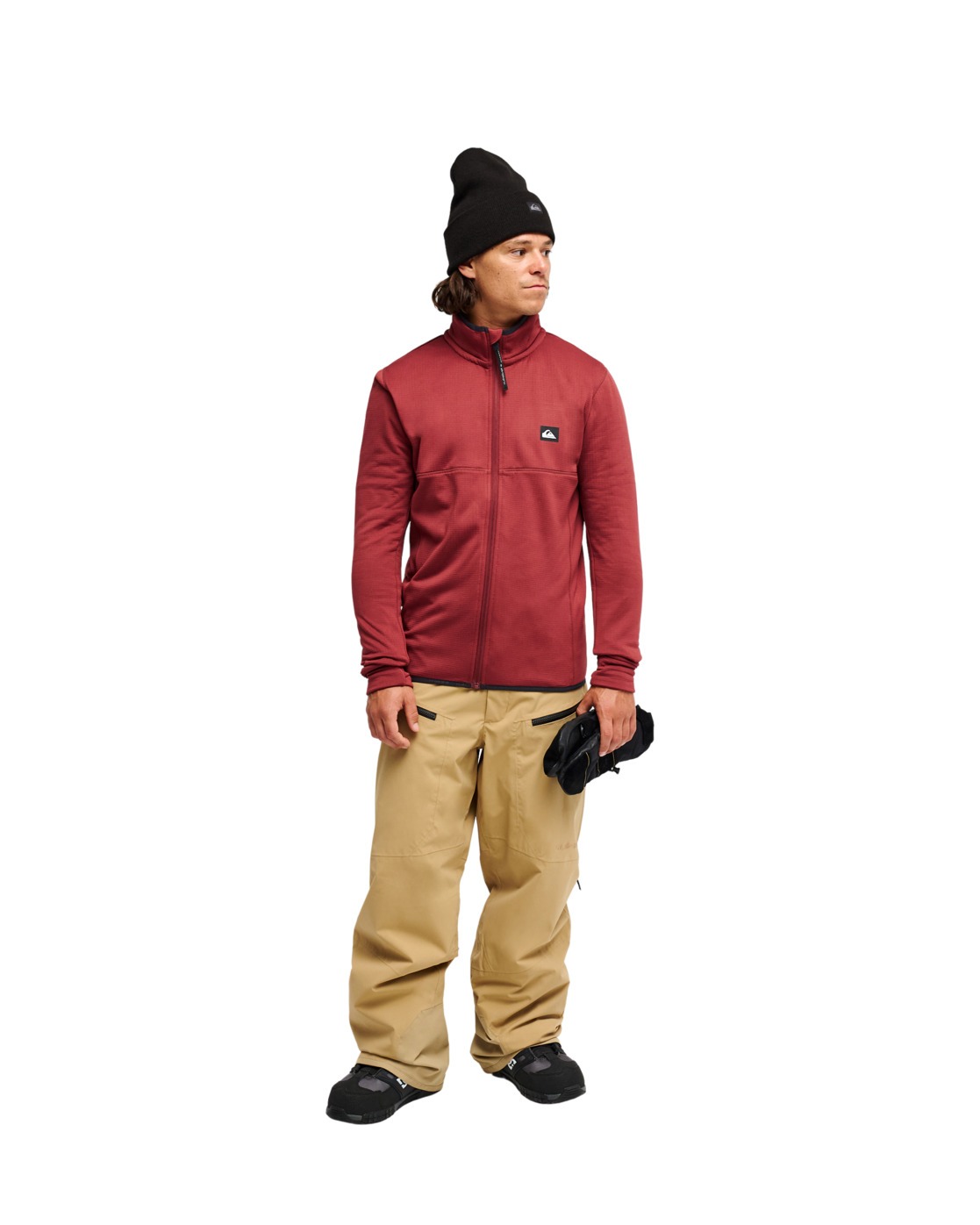 Vestes polaires Steep Point homme rouge Quiksilver Vestes polaires Steep Point homme rouge Rouge