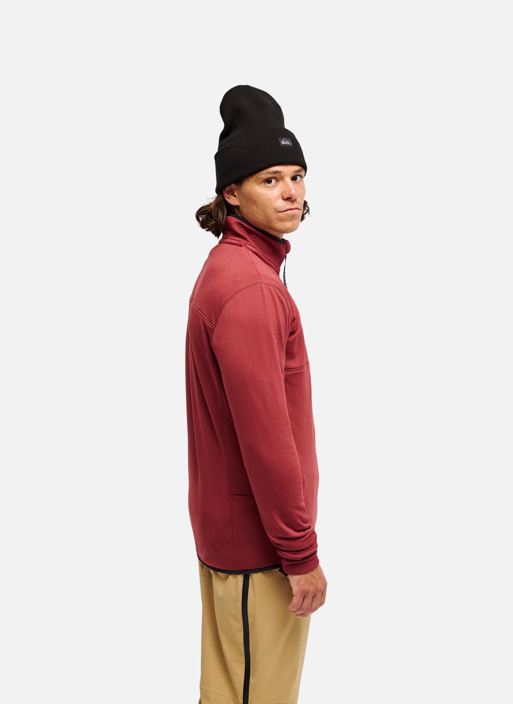 Vestes polaires Steep Point homme rouge Quiksilver Vestes polaires Steep Point homme rouge Rouge