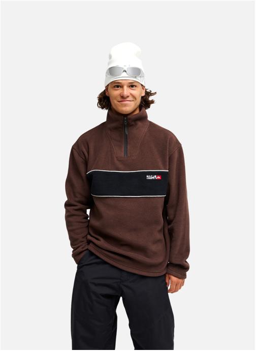 Quiksilver Vestes polaires Young Guns Cruz Polar homme marron