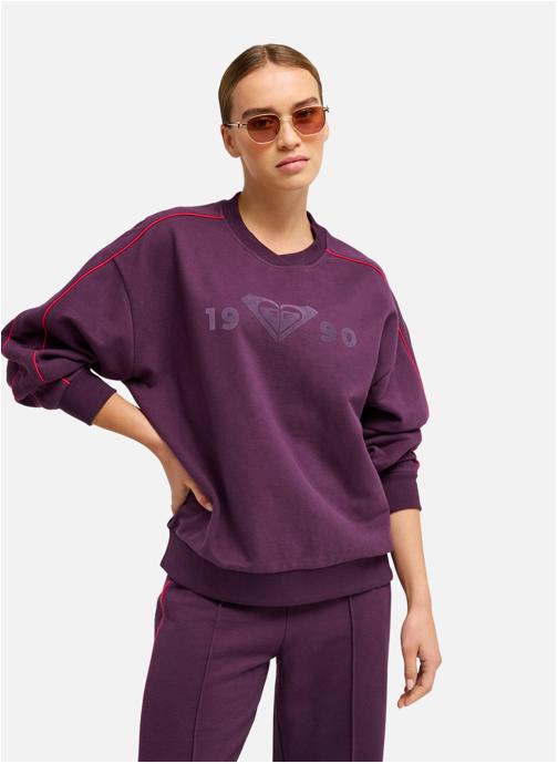 Roxy Sweats à capuche Ess Energy Elevated femme violet