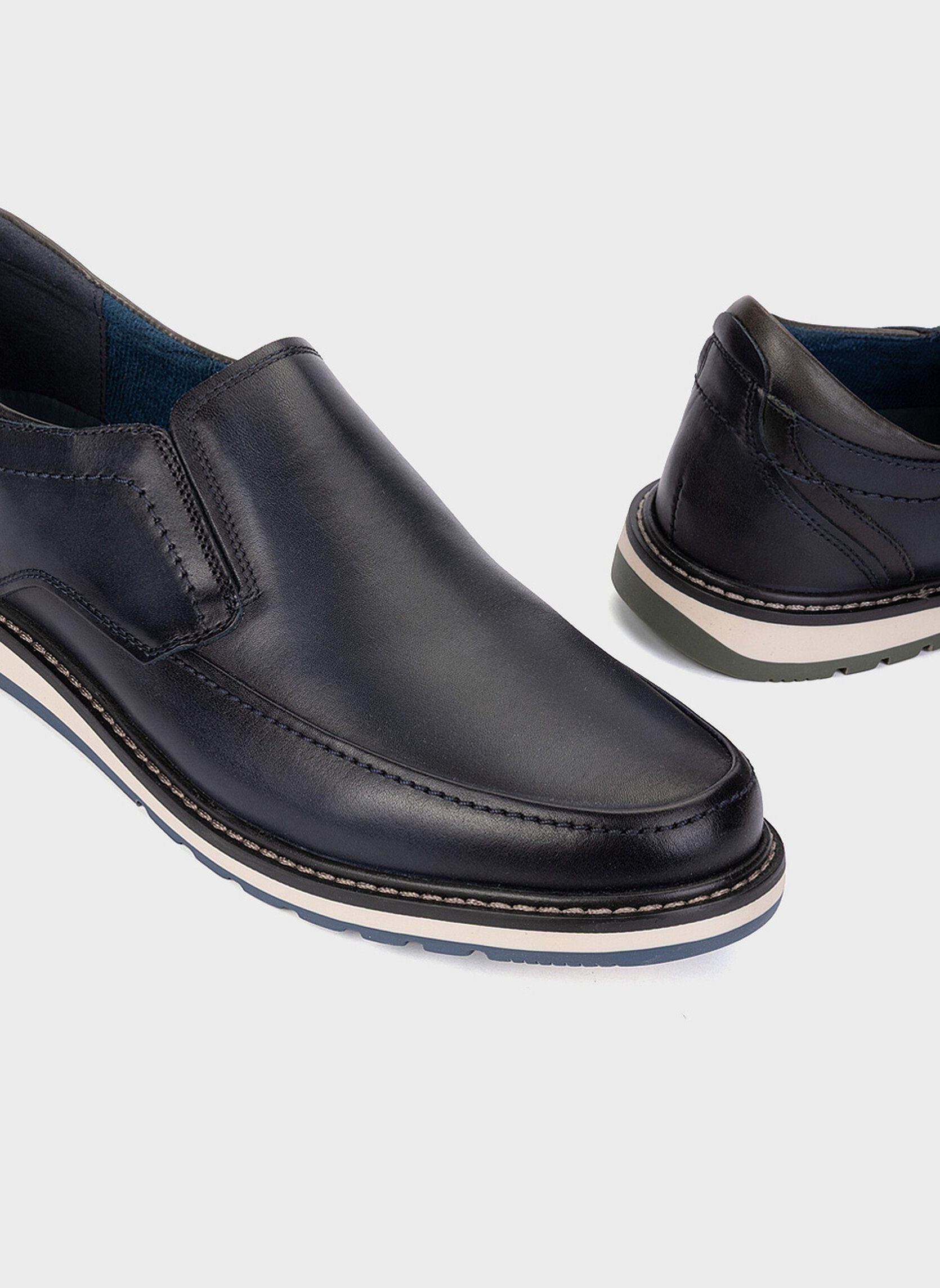 Mocassins BERNA homme bleu Pikolinos Mocassins BERNA homme bleu Bleu