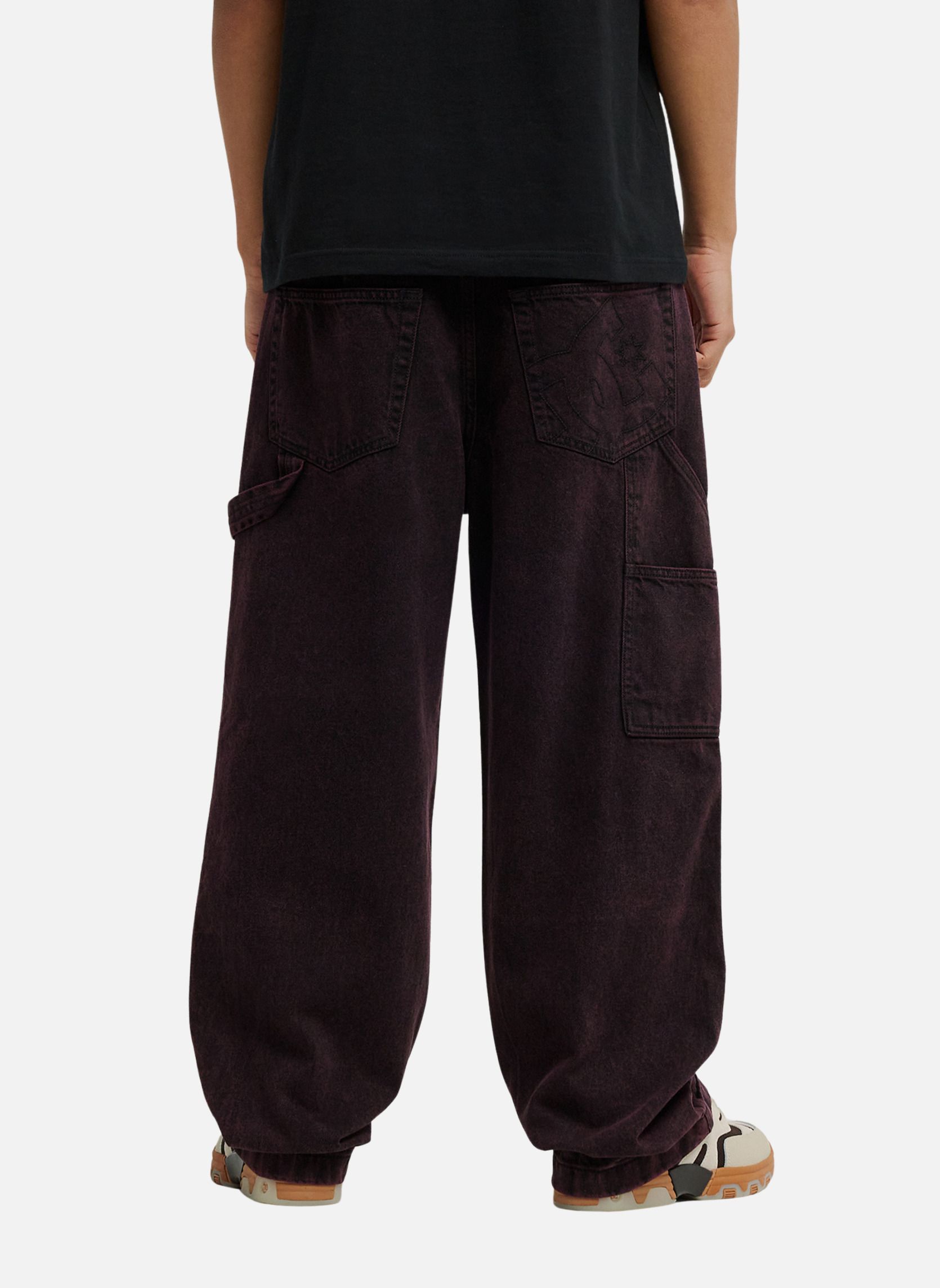 Jeans droit Baggy homme rouge DC Shoes Jeans droit Baggy homme rouge Rouge