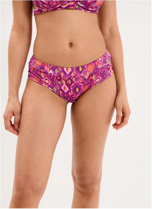 WAMEA BEACH Bas de maillot culotte MANOUBOXER femme violet