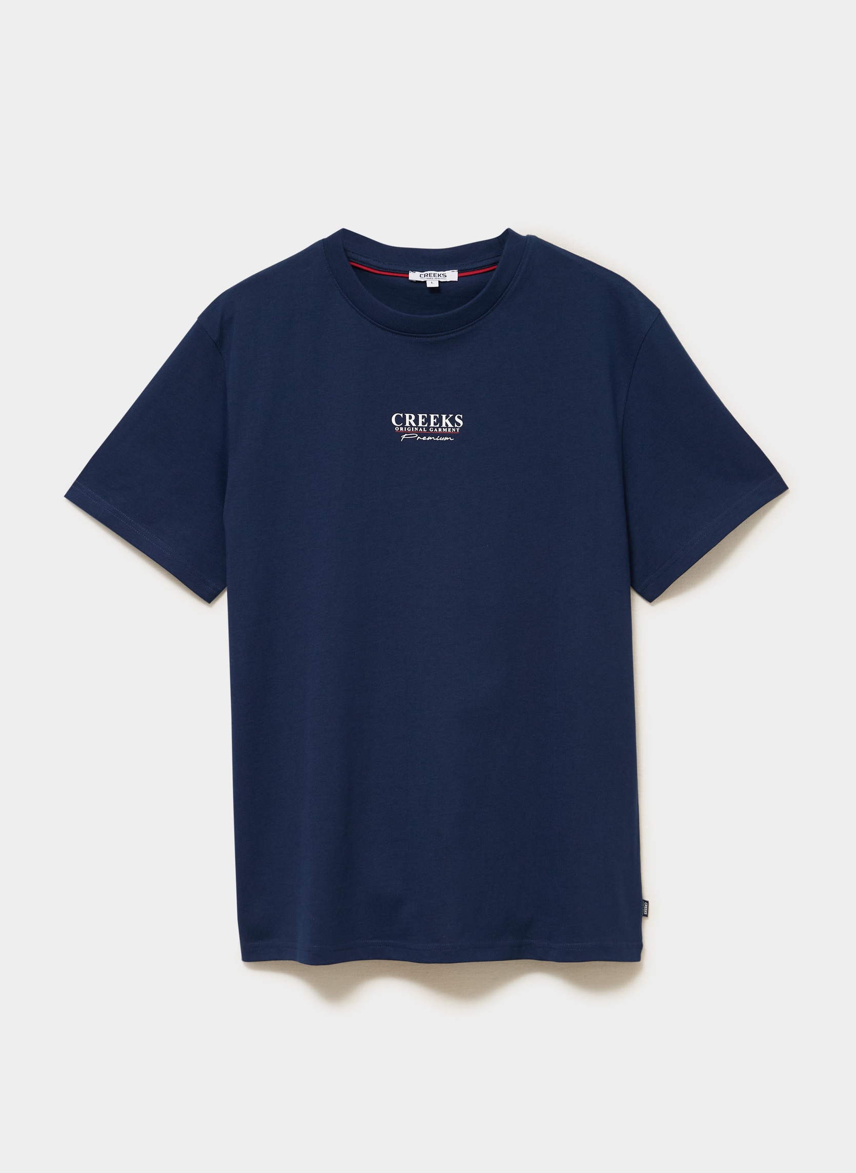 Tee-shirts CRE1TEELETTER homme bleu CREEKS Tee-shirts CRE1TEELETTER homme bleu Bleu foncé