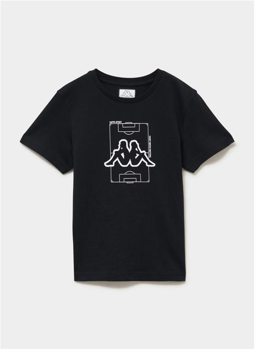 Kappa Tee-shirts KAPPA2_37257NW005_IRUNZ garçon noir