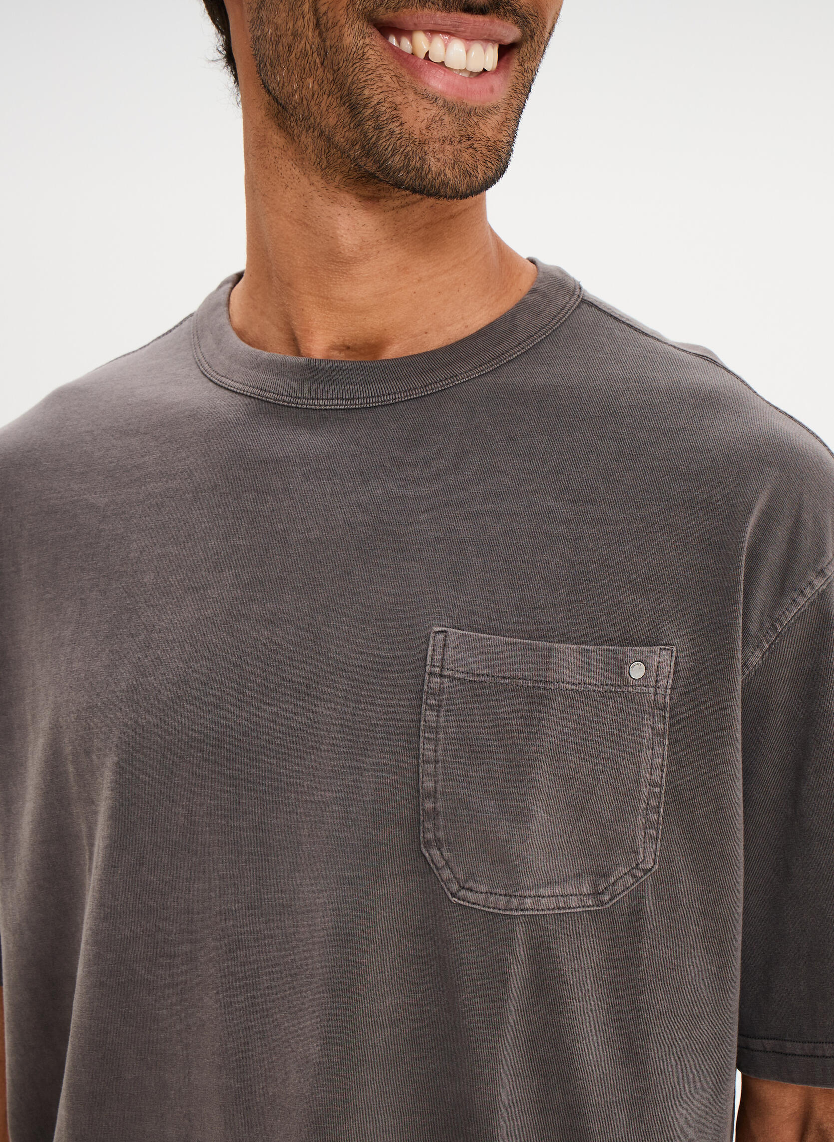 Tee-shirts LIB1TOTO homme gris LIBERTO Tee-shirts LIB1TOTO homme gris Gris foncé