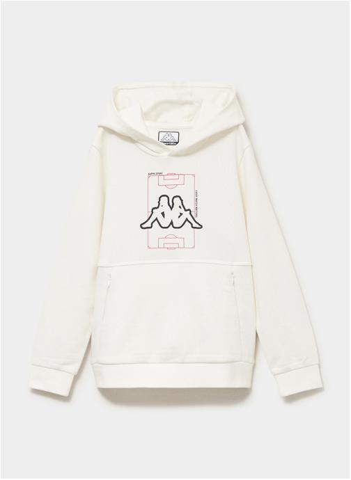 Kappa Sweats à capuche KAPPA2_37257QW490_ISHOT garçon blanc