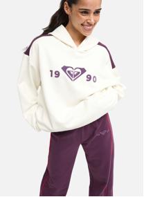 Sweats à capuche Ess Energy Elevated femme blanc Roxy Sweats à capuche Ess Energy Elevated femme blanc Blanc