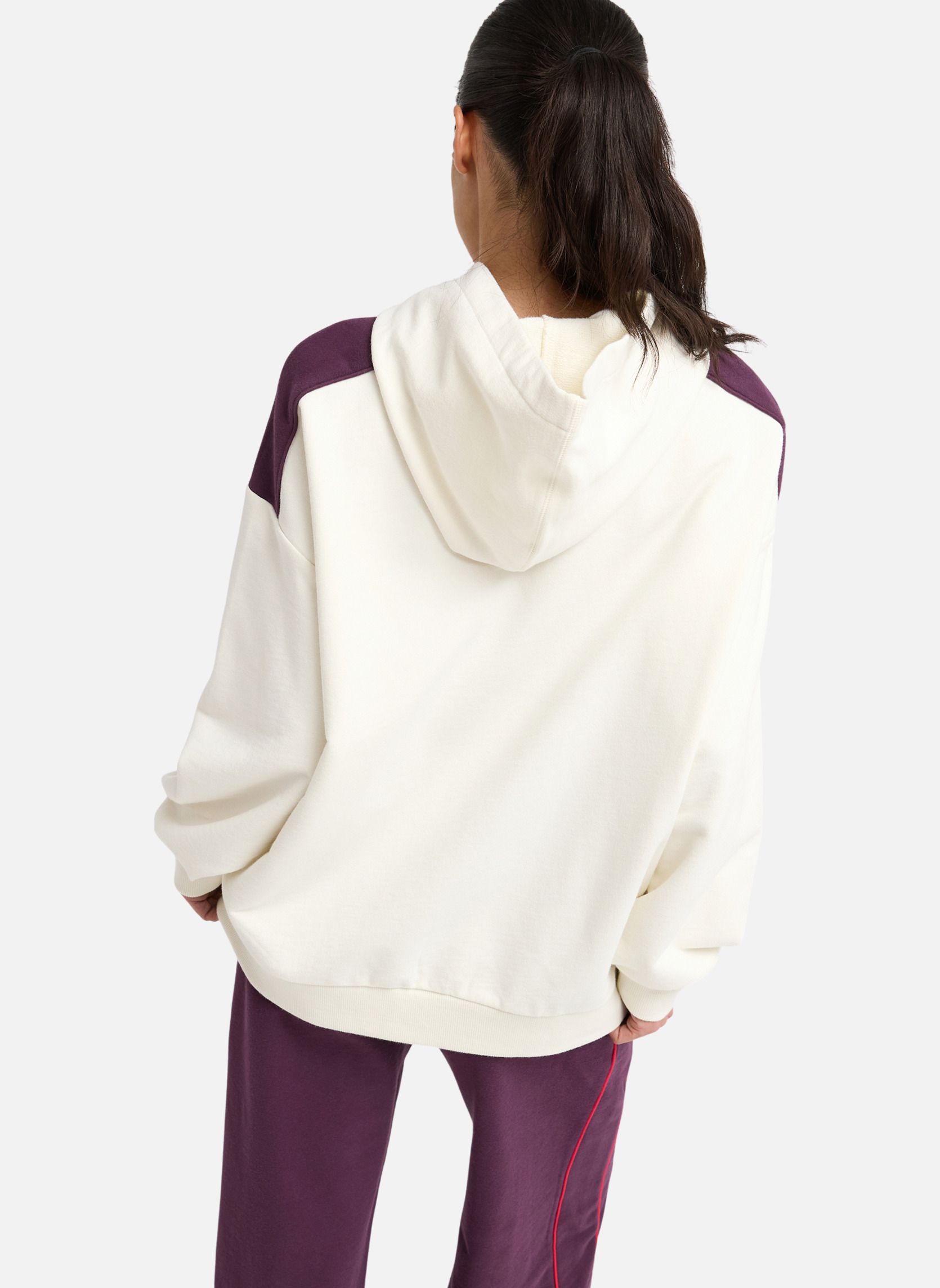 Sweats à capuche Ess Energy Elevated femme blanc Roxy Sweats à capuche Ess Energy Elevated femme blanc Blanc