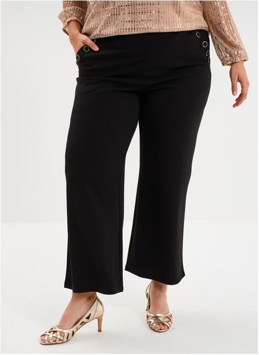 Mosquitos Pantalons droit MOD3_PPONTRMOS femme noir