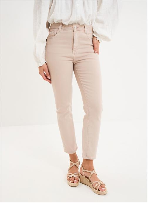 CREEKS Jeans droit CRE3_DALLAS femme beige