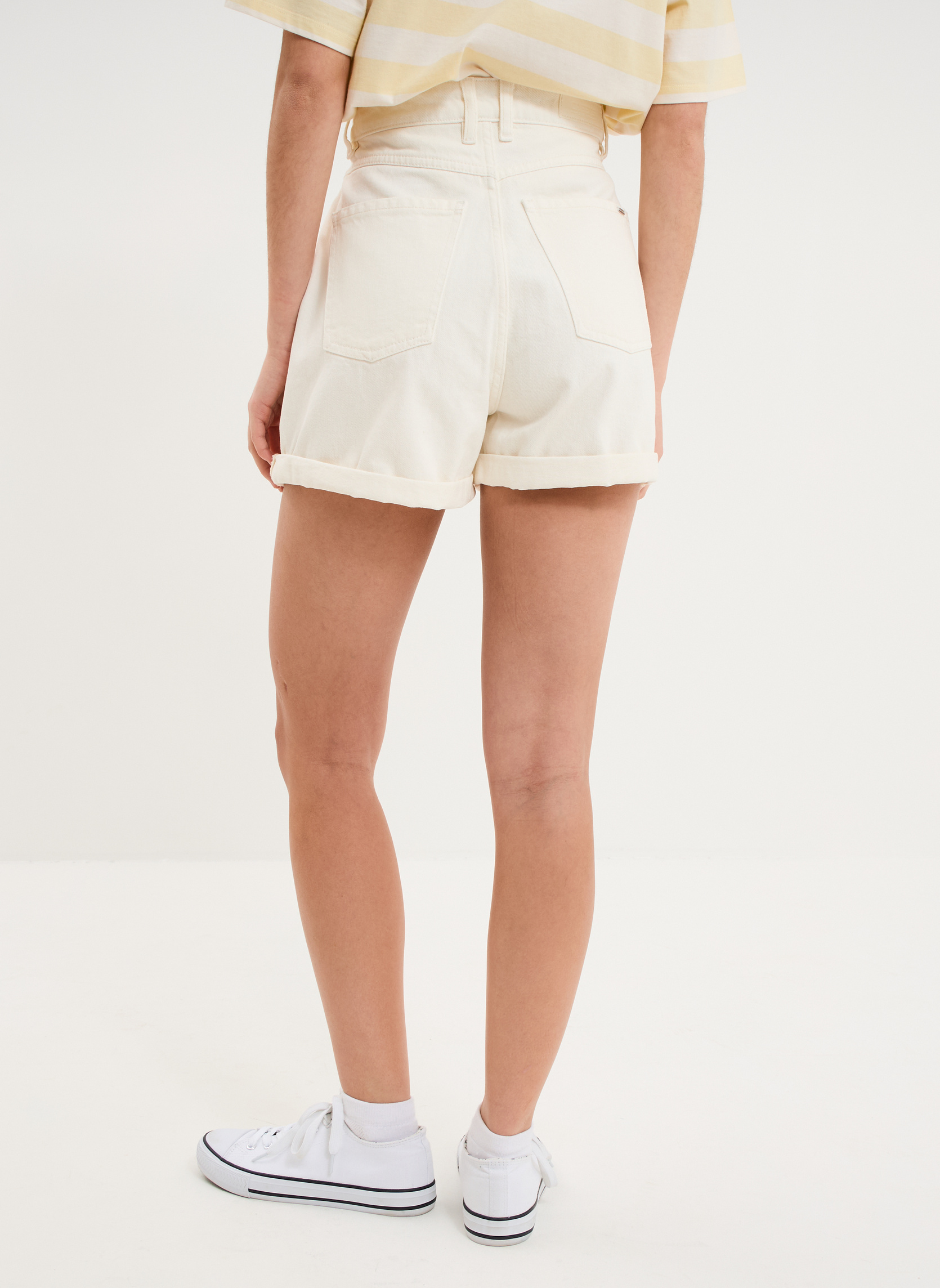 Shorts CRE3_SHARKY26TWILL femme blanc CREEKS Shorts CRE3_SHARKY26TWILL femme blanc Blanc