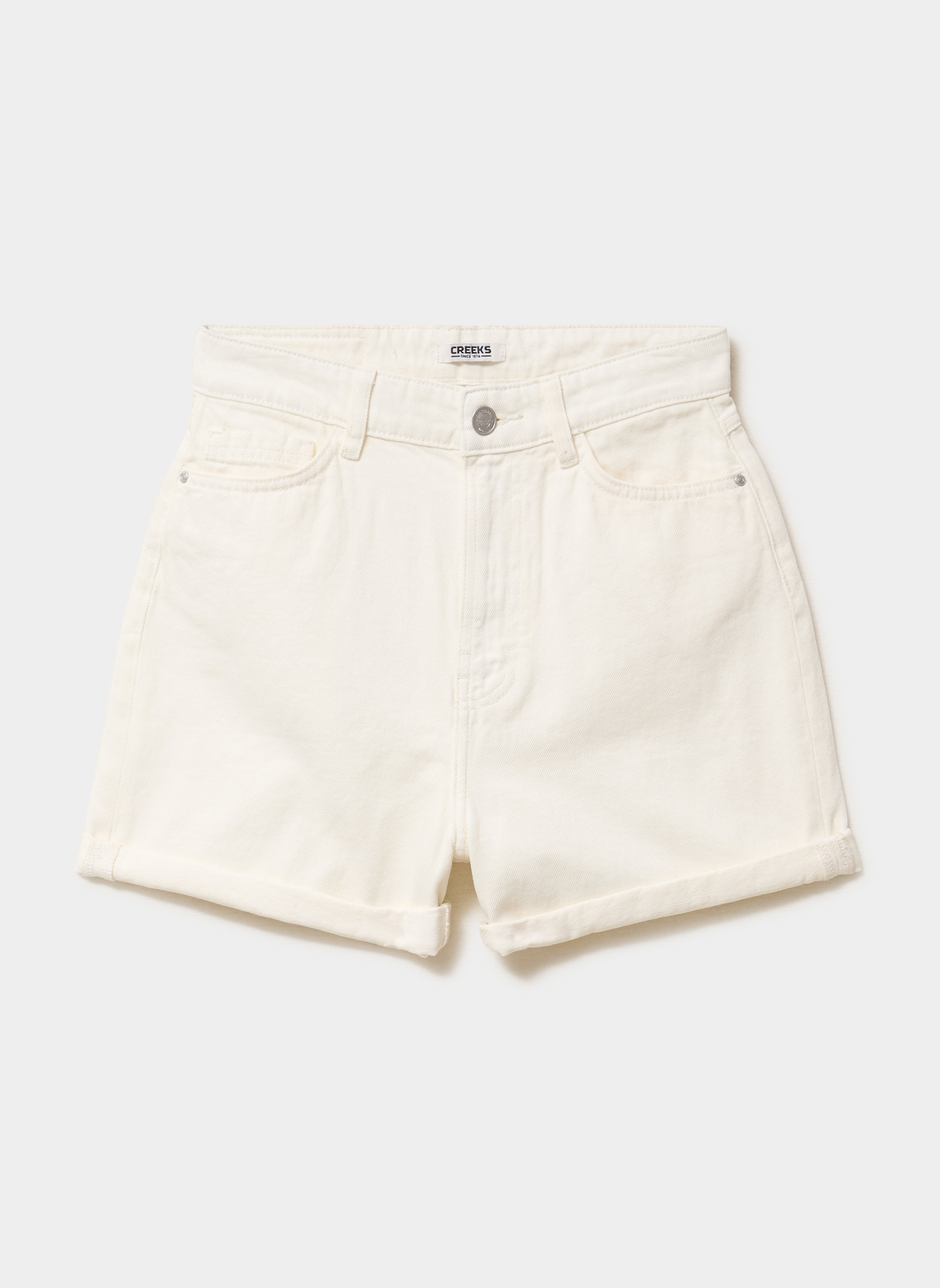 Shorts CRE3_SHARKY26TWILL femme blanc CREEKS Shorts CRE3_SHARKY26TWILL femme blanc Blanc