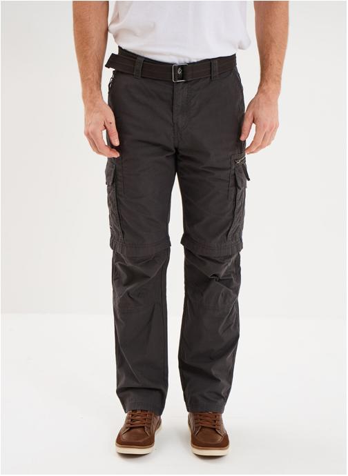 Trappeur Pantalons droits TRA1_PANTASHORT homme gris