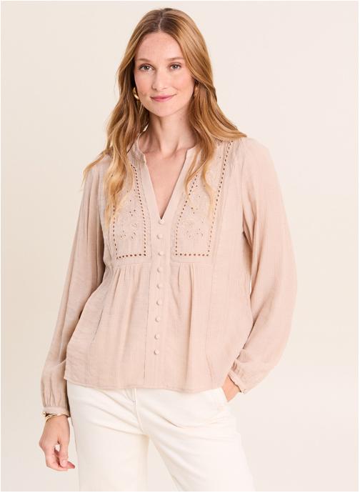 Bréal Chemises CEBRODIGO femme beige