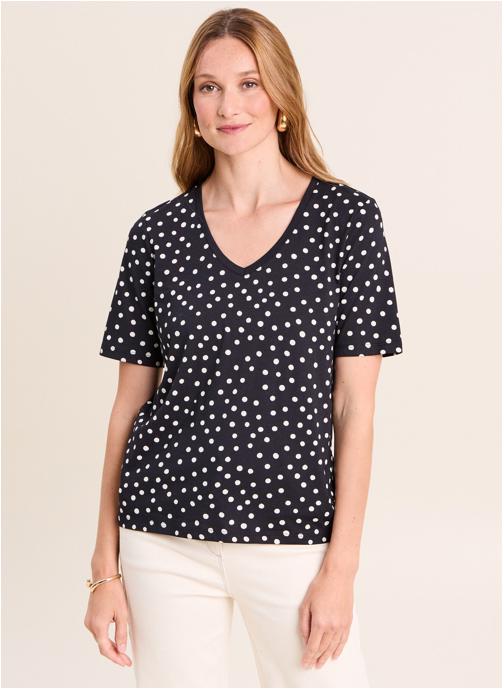 Bréal Tee-shirts TIBRIDOTS femme noir