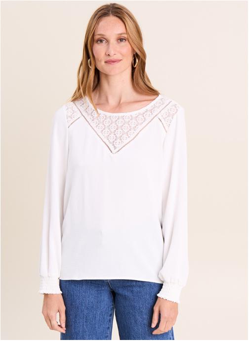 Bréal Tee-shirts TIBLOUSOUL femme blanc