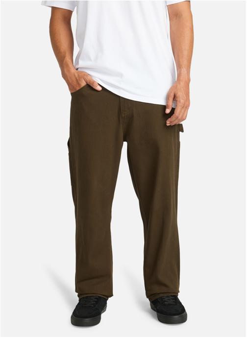 Billabong Jeans droit Bad Dog Workwear homme marron