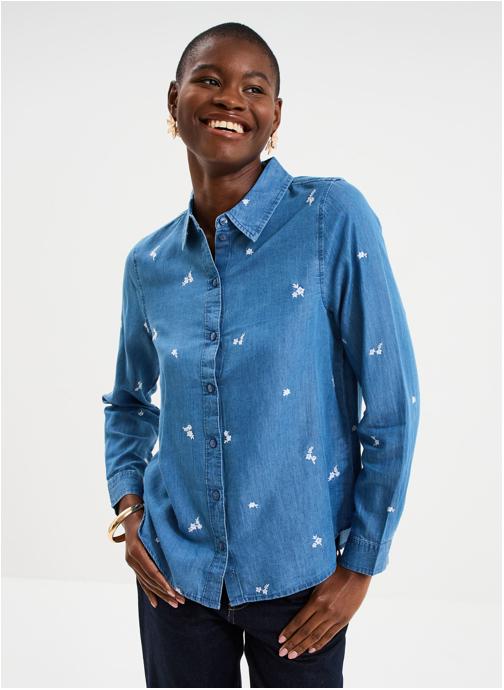 CREEKS Chemises CRE3_CHEMDENIMBROD femme bleu