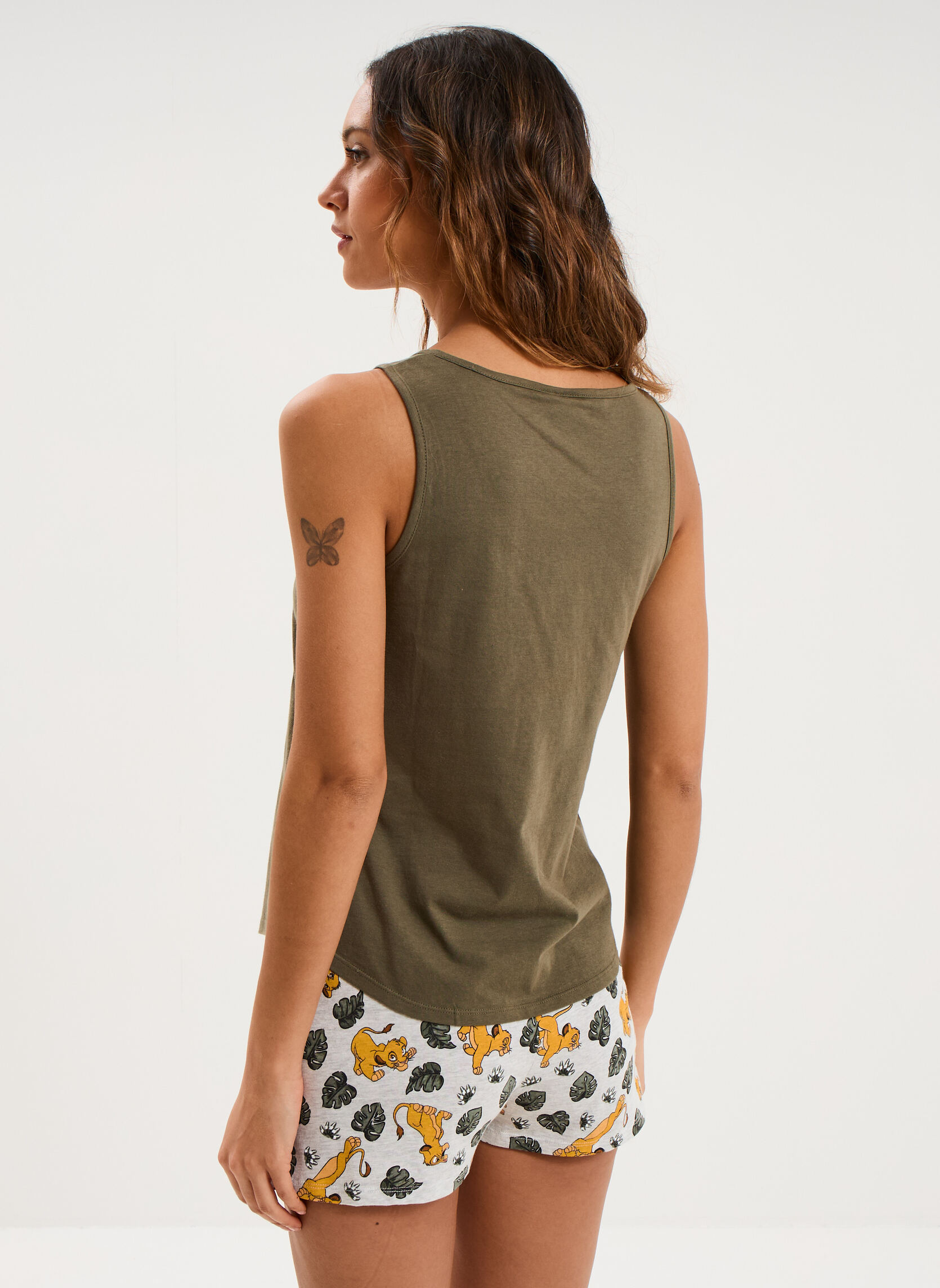 Combinaisons SHLPYJDEB_ROILIONMOOD femme vert Le Roi lion Combinaisons SHLPYJDEB_ROILIONMOOD femme vert Kaki