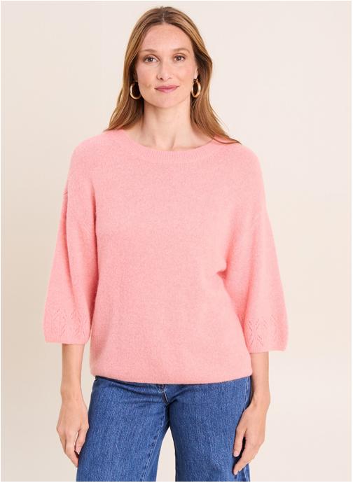 Bréal Pulls MOPOROCK femme rose