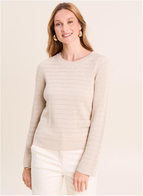 Bréal Pulls MIBAHIAGREEN femme beige