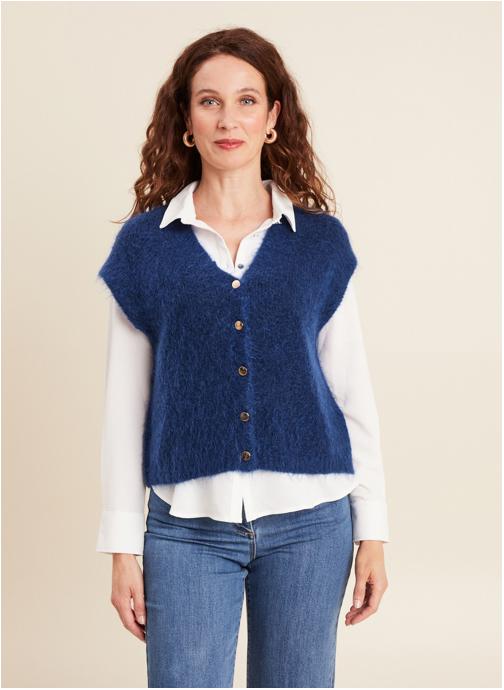 Bréal Gilets MIGIJUMPLESS femme bleu