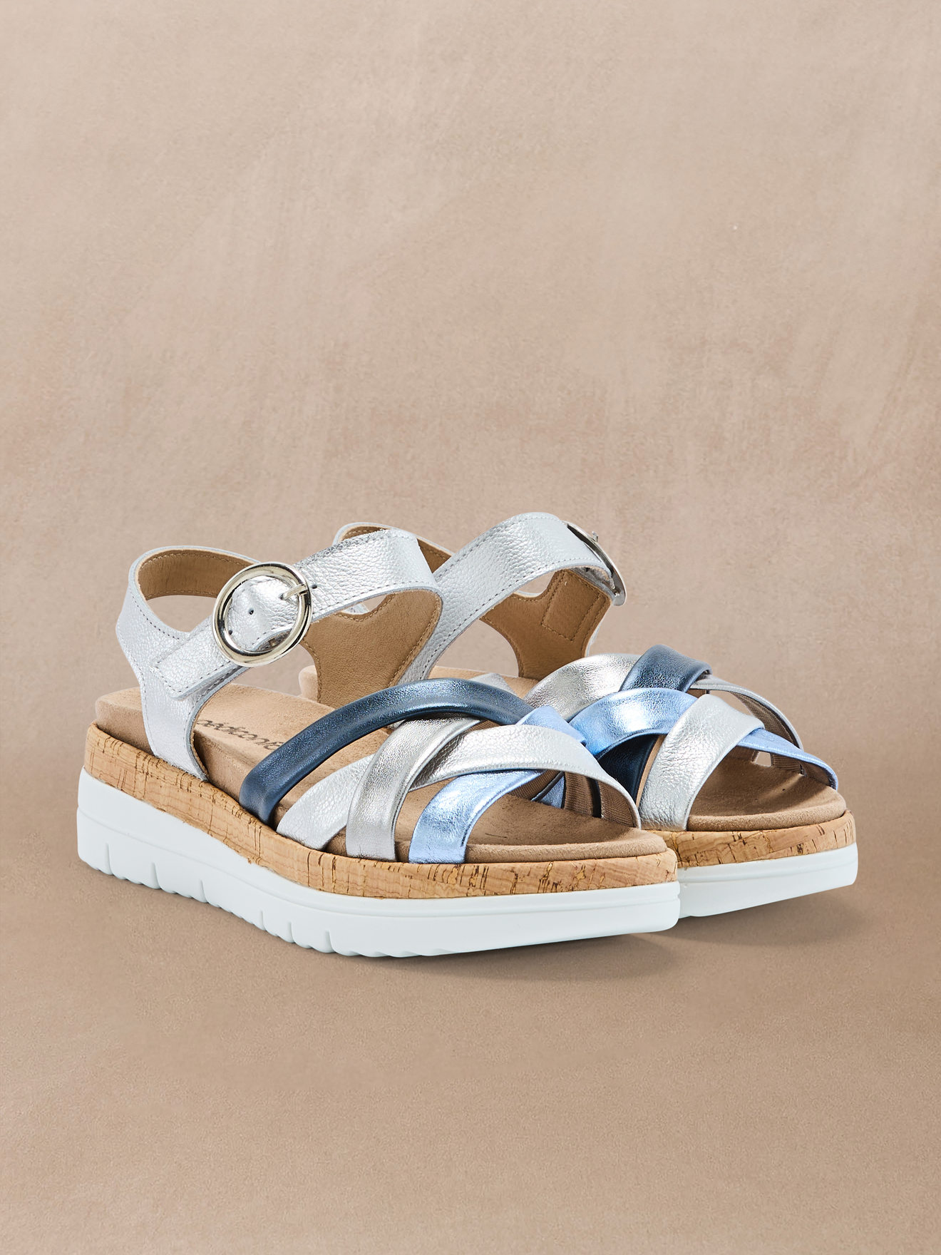Sandales SANDALES femme argent Pediconfort Sandales SANDALES femme argent Argent