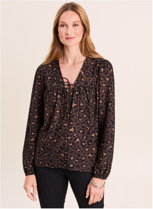 Bréal Blouses TILEOBACK femme marron