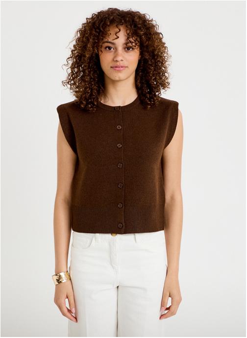 Cache Cache Pulls EPOLETBOUT femme marron
