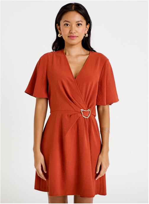 Cache Cache Robes ROFLOWBIJ femme orange
