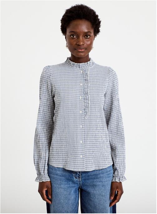 Cache Cache Chemises CHEFRICHECK femme bleu