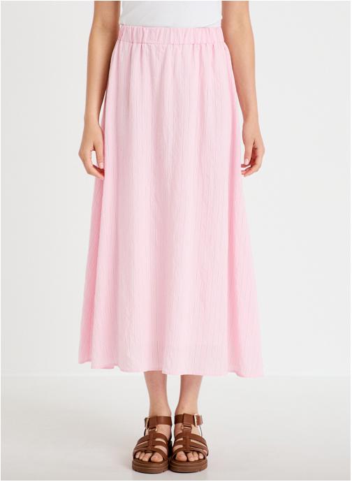 Cache Cache Jupes mi-longues JUPONRAYEE femme rose